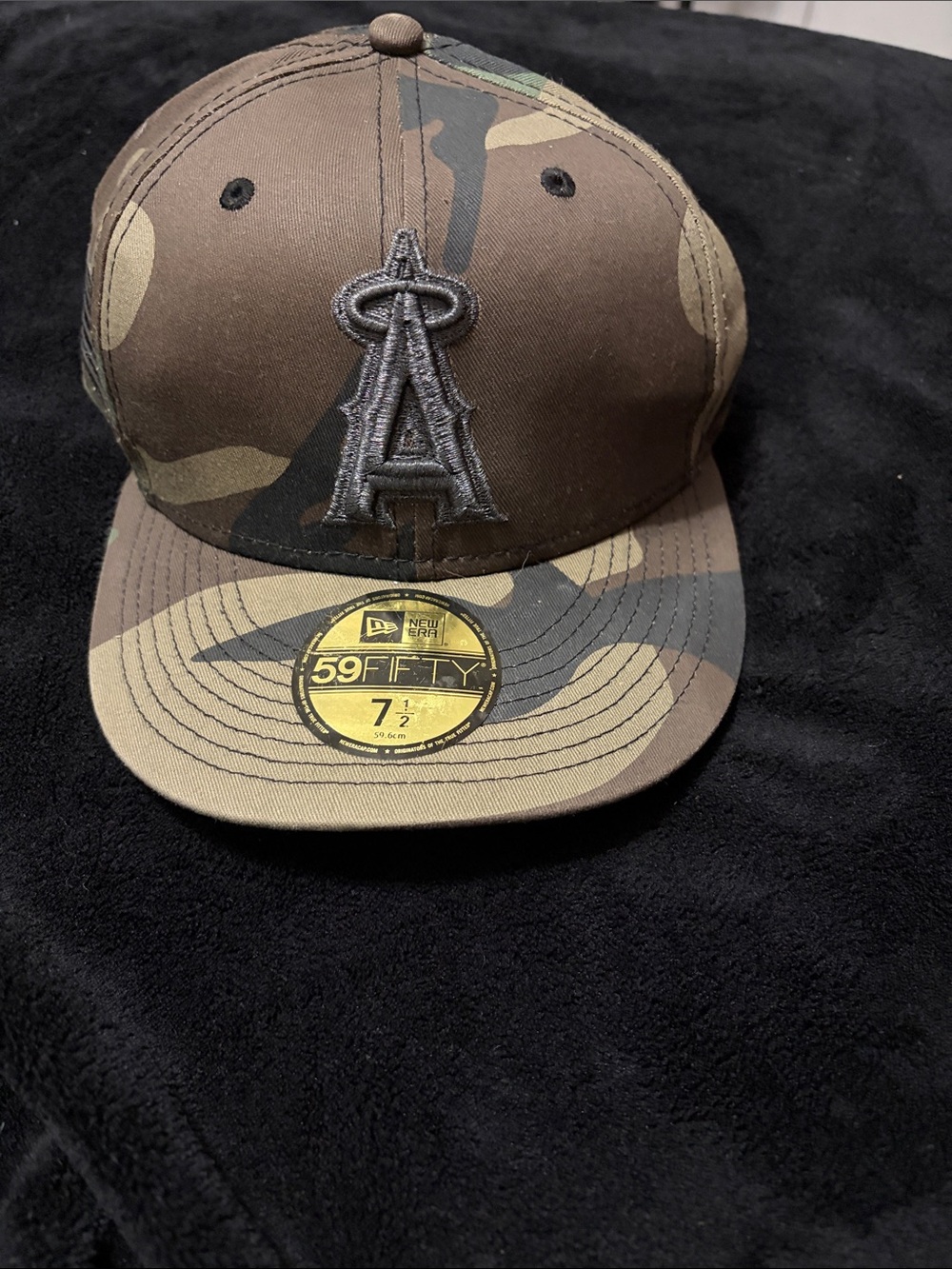 New Era Los Angeles Angels Camo 59FIFTY Fitted Cap - Brown/Green